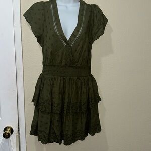 ✨3X25✨NWT American Eagle green dress M